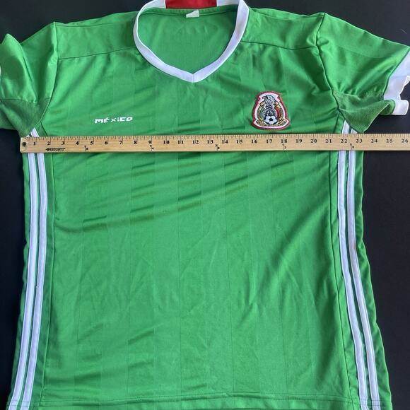 Mexico Mens Soccer Shirt Large Green Soccer Jersey Football Tee Futbol - Picture 6 of 9